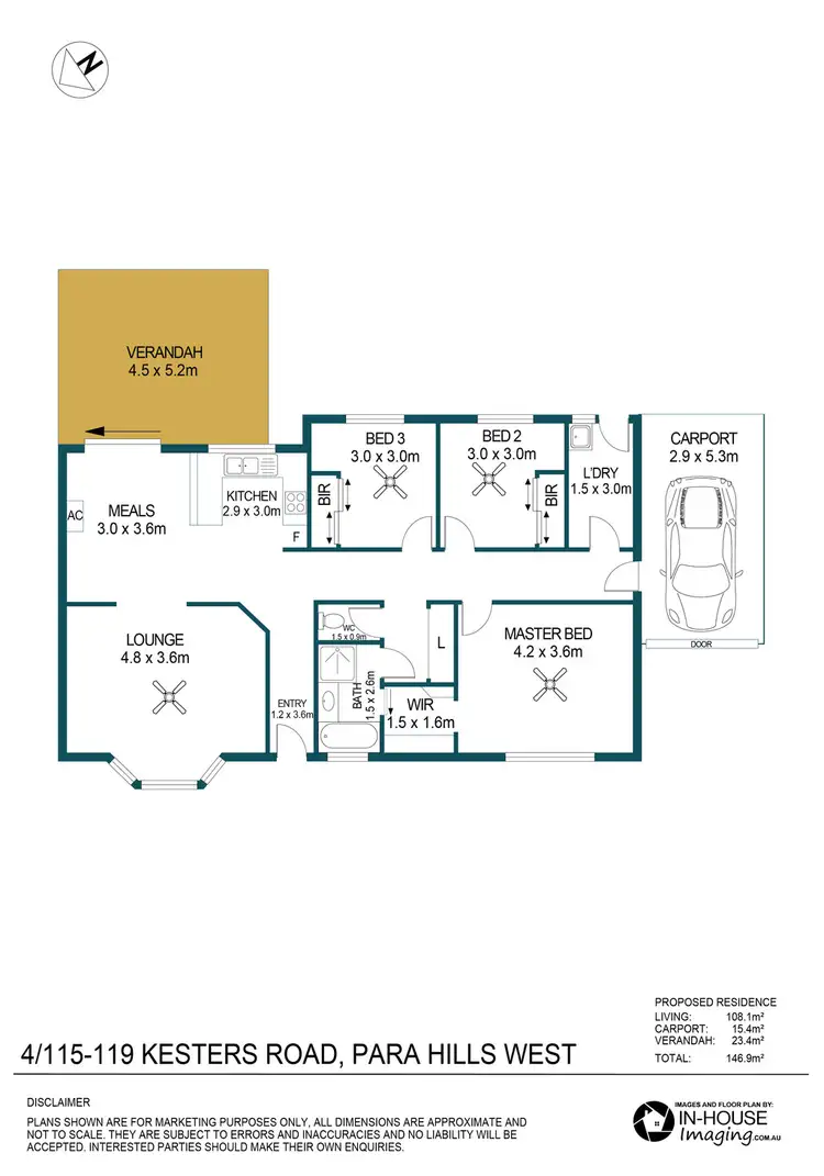 Floorplan of Homely house listing, 4/115-119 Kesters Road, Para Hills West SA 5096