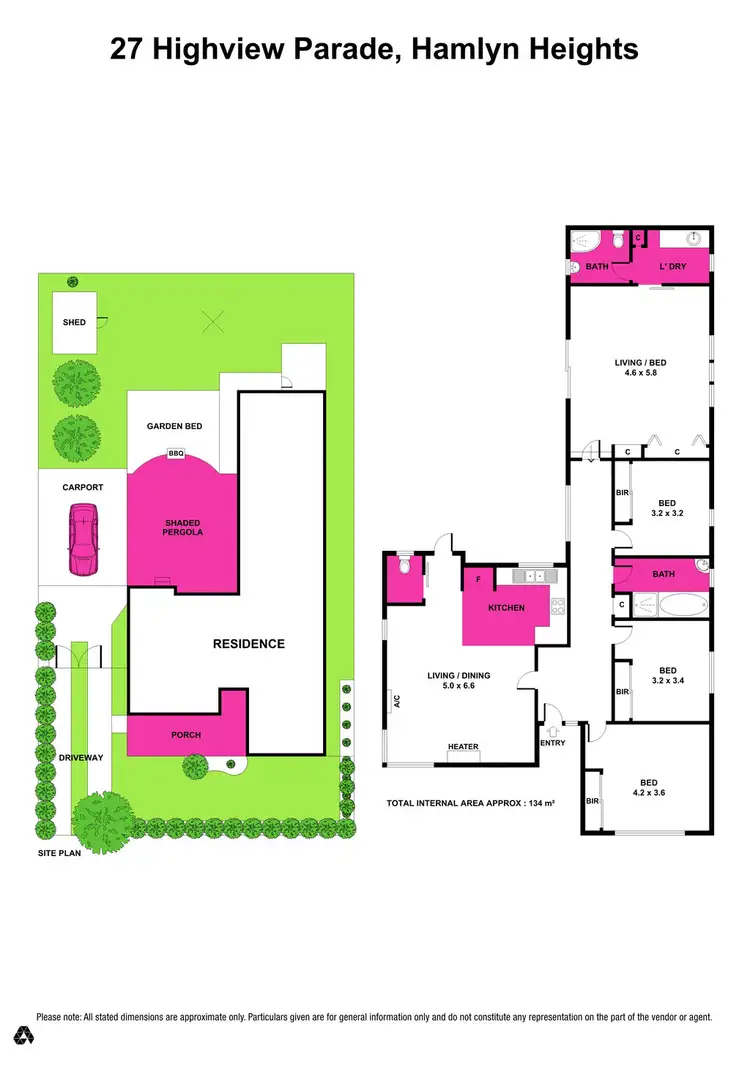 Floorplan of Homely house listing, 27 Highview Parade, Hamlyn Heights VIC 3215
