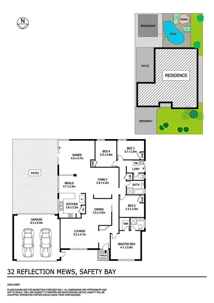 Floorplan of Homely house listing, 32 Reflection Mews, Safety Bay WA 6169