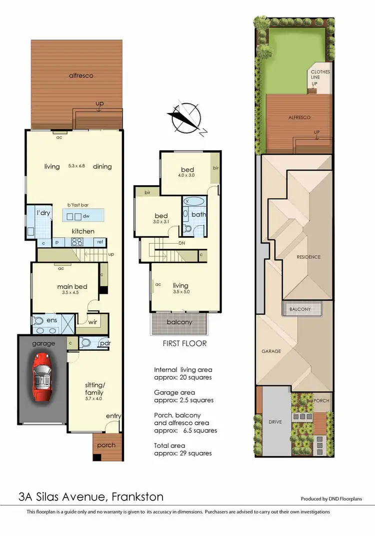 Floorplan of Homely house listing, 3A Silas Ave, Frankston VIC 3199