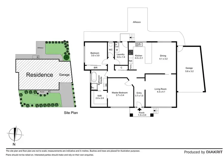 Floorplan of Homely unit listing, 1/4 Douglas Street, Boronia VIC 3155