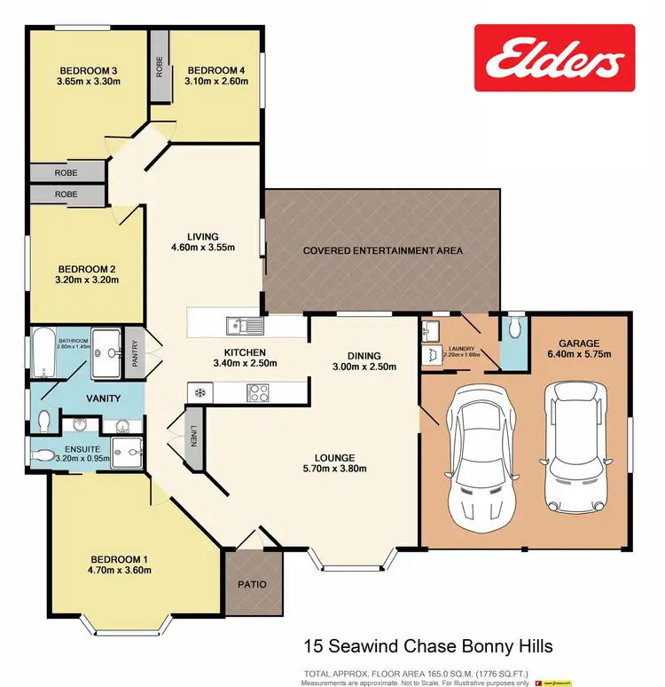Floorplan of Homely house listing, 15 Seawind Chase, Bonny Hills NSW 2445