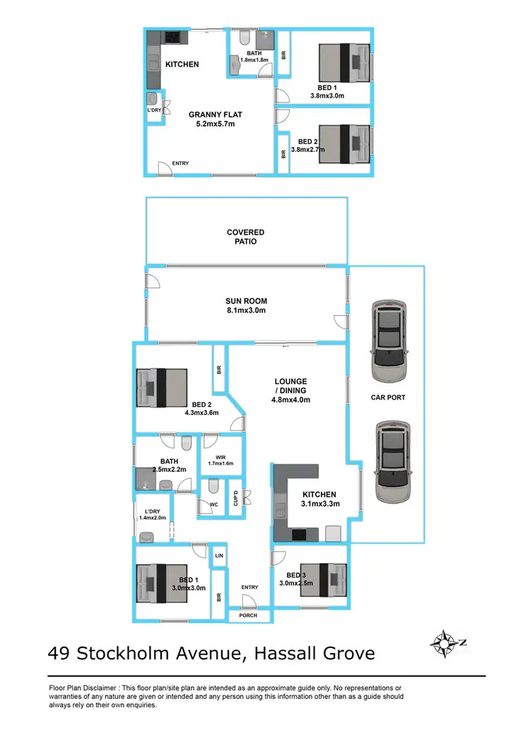 Floorplan of Homely house listing, 49 Stockholm Avenue, Hassall Grove NSW 2761