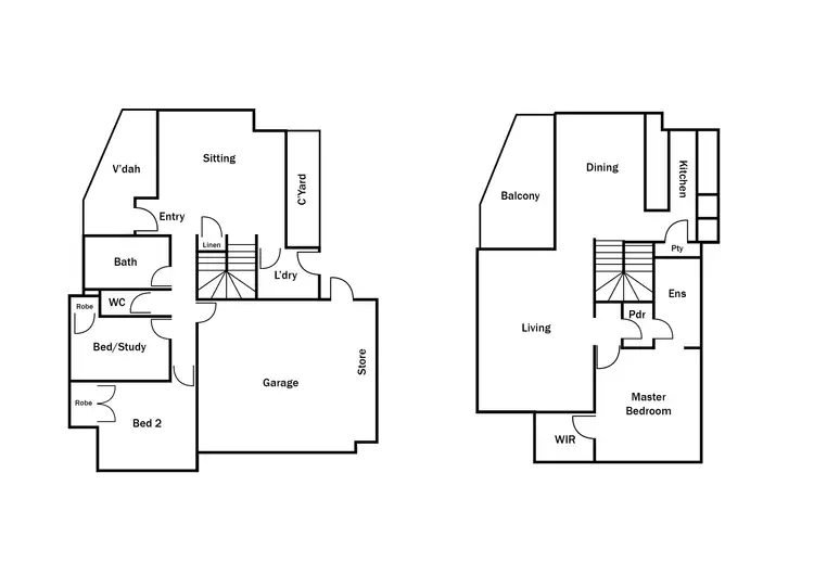 Floorplan of Homely townhouse listing, 1/8 Socrates Parade, North Coogee WA 6163