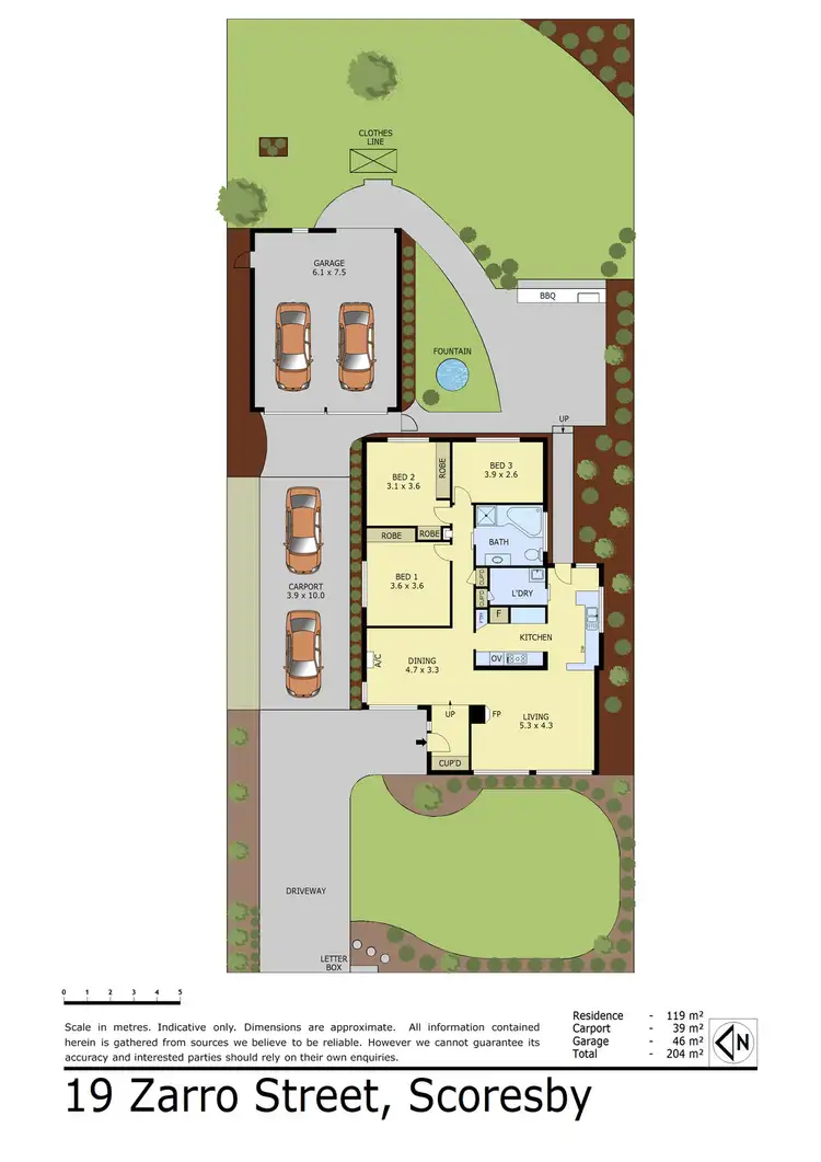Floorplan of Homely house listing, 19 Zarro Street, Scoresby VIC 3179