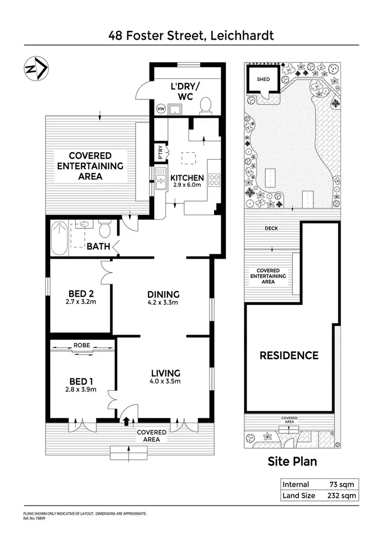 Floorplan of Homely house listing, 48 Foster Street, Leichhardt NSW 2040