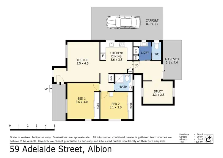 Floorplan of Homely house listing, 59 Adelaide Street, Albion VIC 3020