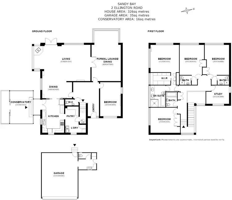 Floorplan of Homely house listing, 2 Ellington Road, Sandy Bay TAS 7005