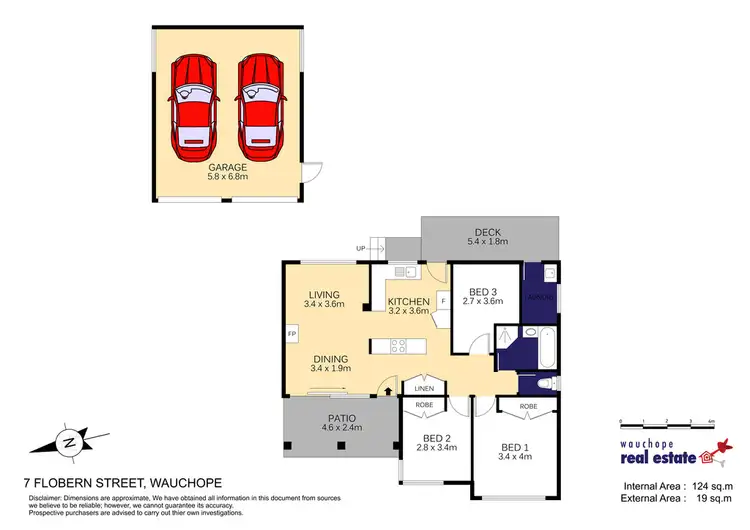 Floorplan of Homely house listing, 7 Flobern Street, Wauchope NSW 2446