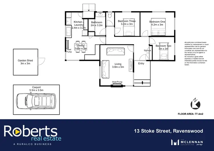 Floorplan of Homely house listing, 13 Stoke Street, Ravenswood TAS 7250