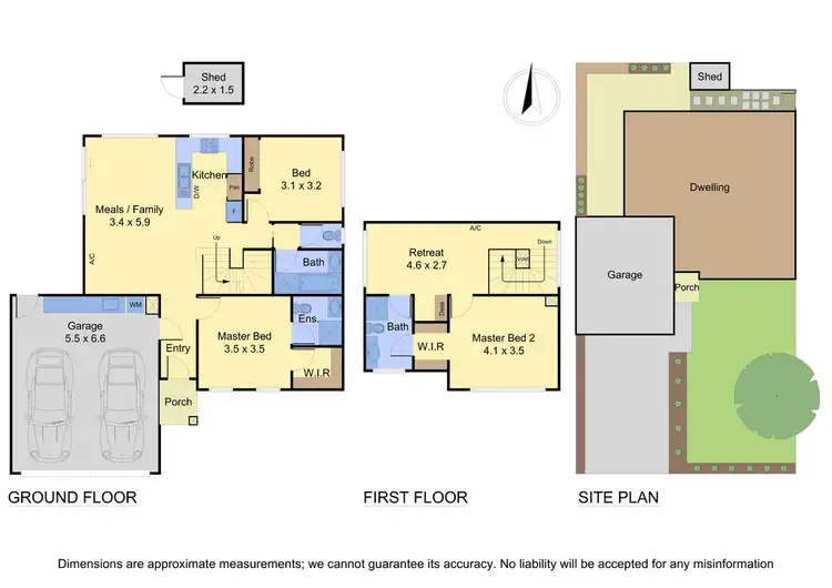 Floorplan of Homely townhouse listing, 1/34 Bambury Street, Boronia VIC 3155