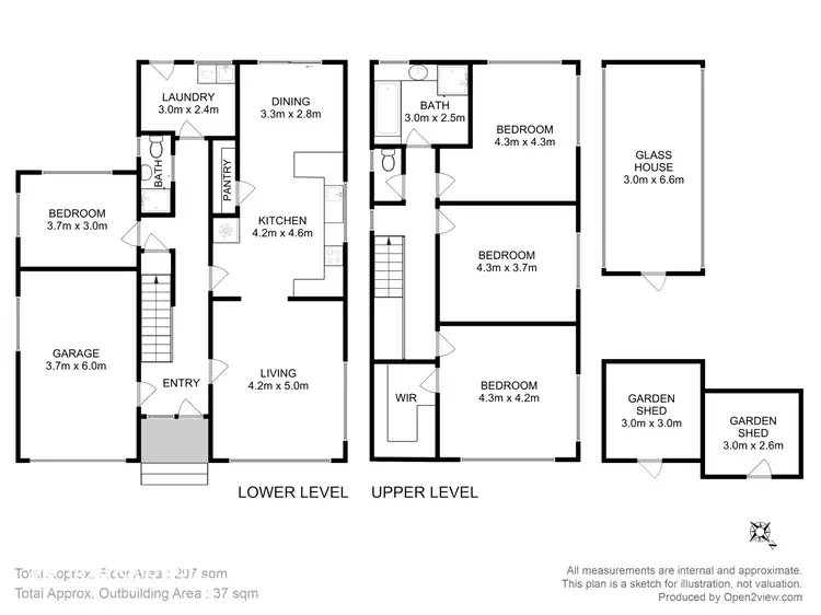 Floorplan of Homely house listing, 11 Jantina Place, Kingston TAS 7050