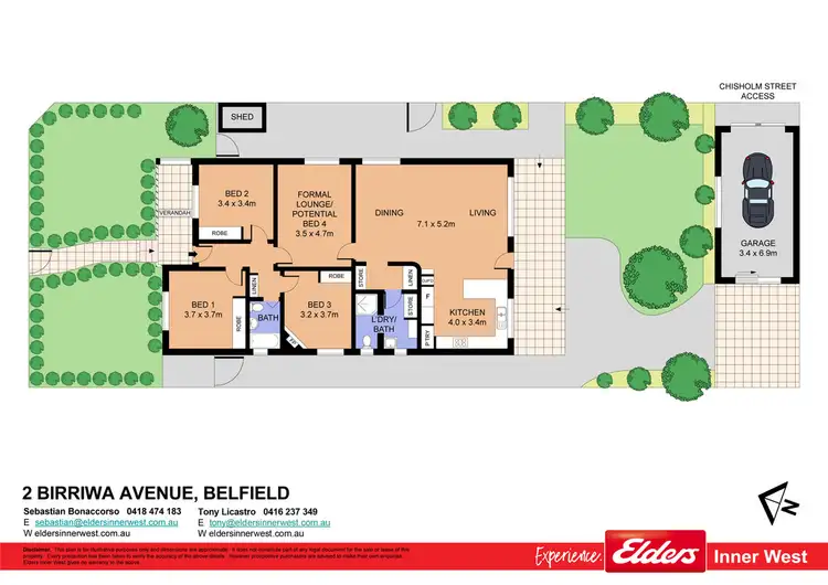 Floorplan of Homely house listing, 2 Birriwa Avenue, Belfield NSW 2191