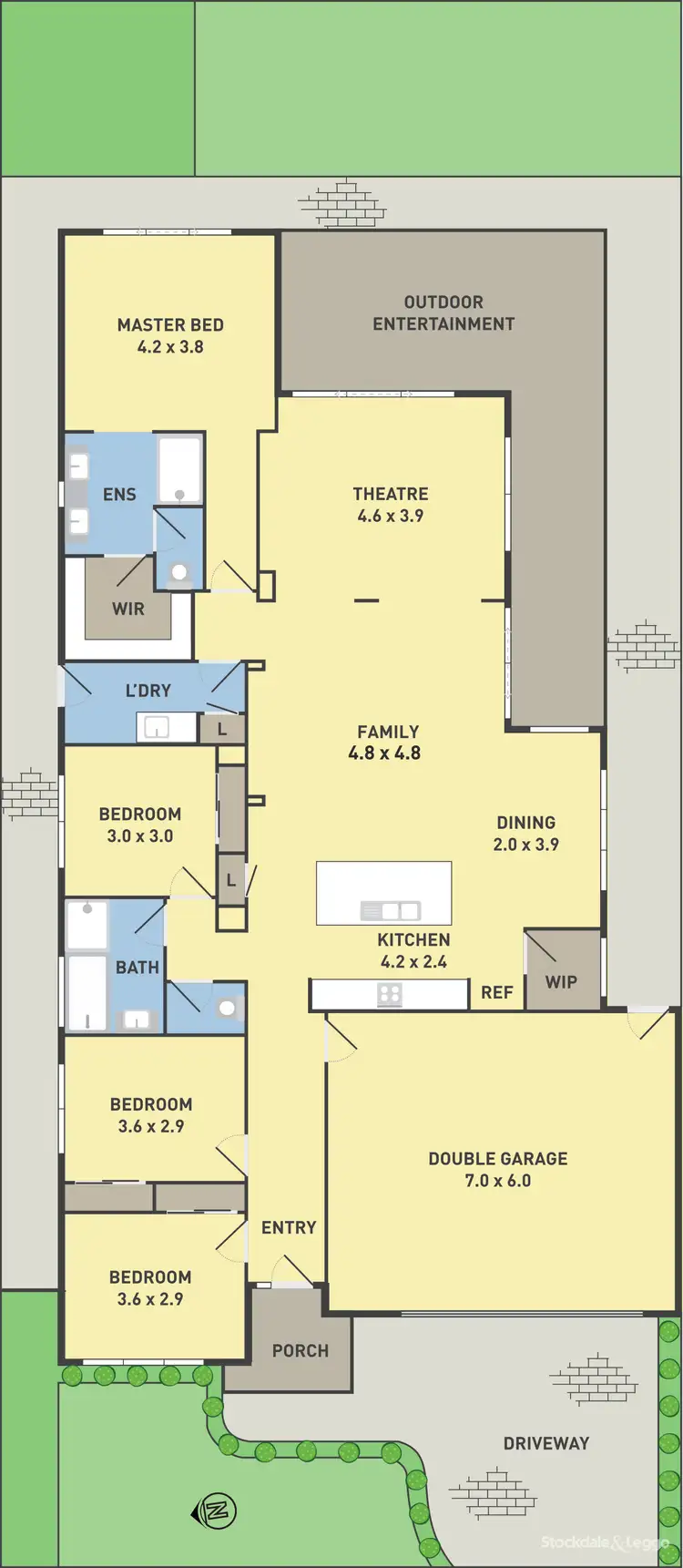 Floorplan of Homely house listing, 9 Sundew Place, Greenvale VIC 3059