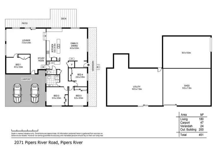 Floorplan of Homely house listing, 2071 Pipers River Road, Pipers River TAS 7252
