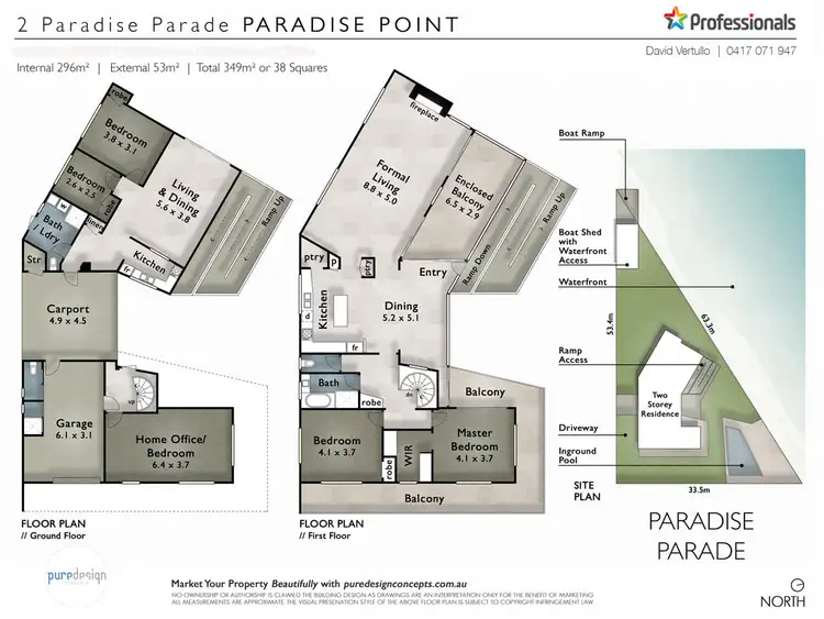 Floorplan of Homely house listing, 2 Paradise Parade, Paradise Point QLD 4216