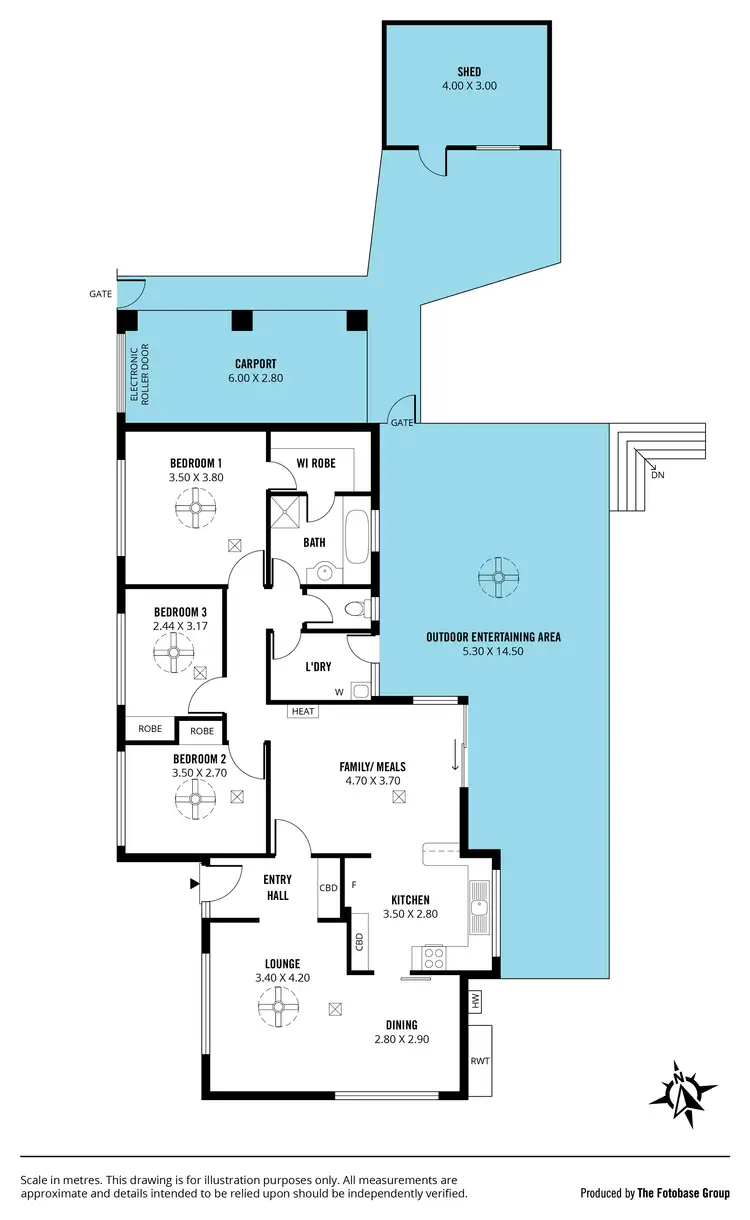 Floorplan of Homely house listing, 5 Ming Court, Trott Park SA 5158