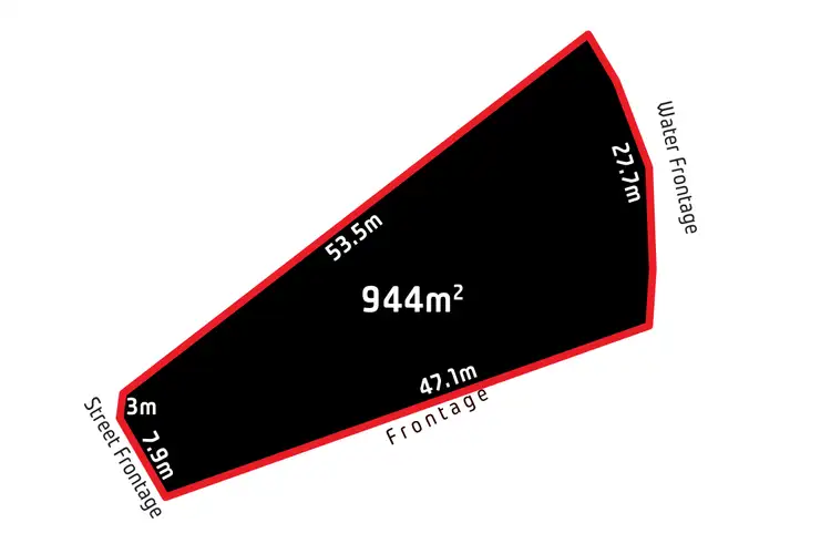 Floorplan of Homely land listing, 7652 Fairway Boulevard, Hope Island QLD 4212
