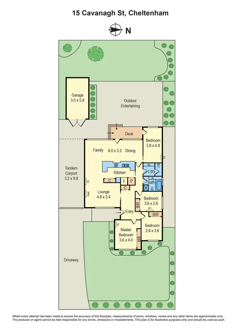 Floorplan of Homely house listing, 15 Cavanagh Street, Cheltenham VIC 3192