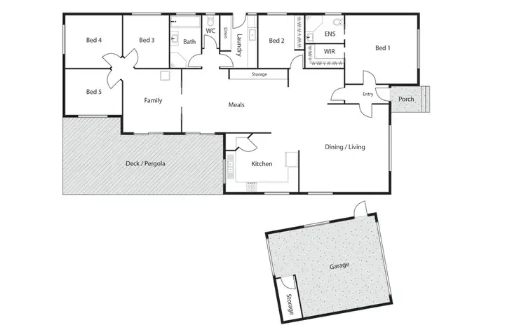 Floorplan of Homely house listing, 12 Barwell Place, Curtin ACT 2605