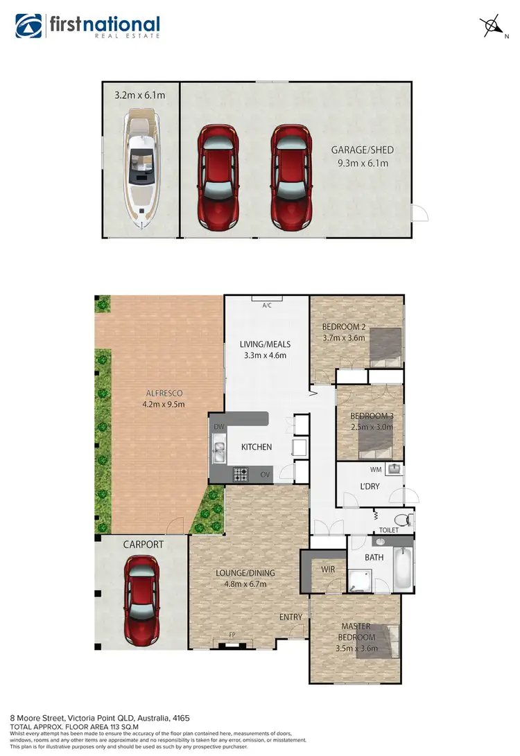 Floorplan of Homely house listing, 8 Moore Street, Victoria Point QLD 4165