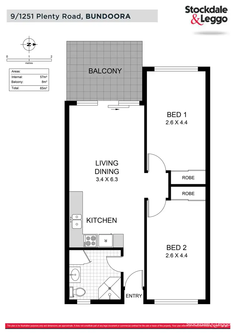Floorplan of Homely apartment listing, 9/1251 Plenty Road, Bundoora VIC 3083