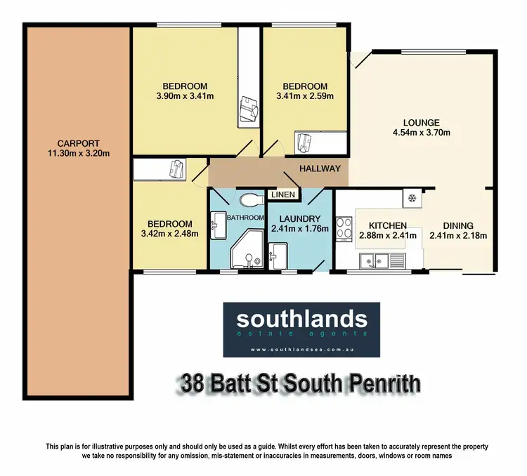 Floorplan of Homely house listing, 38 & 38A Batt Street, South Penrith NSW 2750