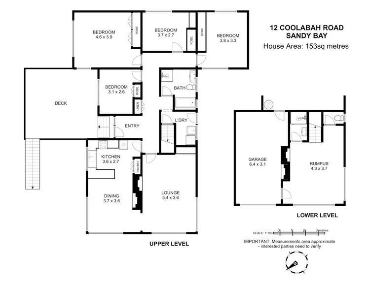 Floorplan of Homely house listing, 12 Coolabah Road, Sandy Bay TAS 7005