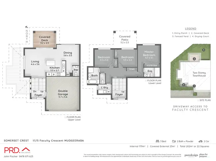 Floorplan of Homely townhouse listing, 17/5 Faculty Crescent, Mudgeeraba QLD 4213