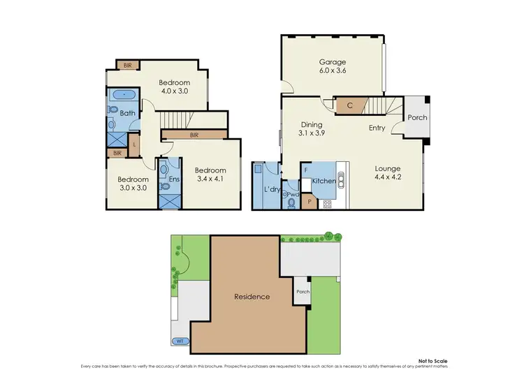 Floorplan of Homely townhouse listing, 32 Palana Street, Glenroy VIC 3046
