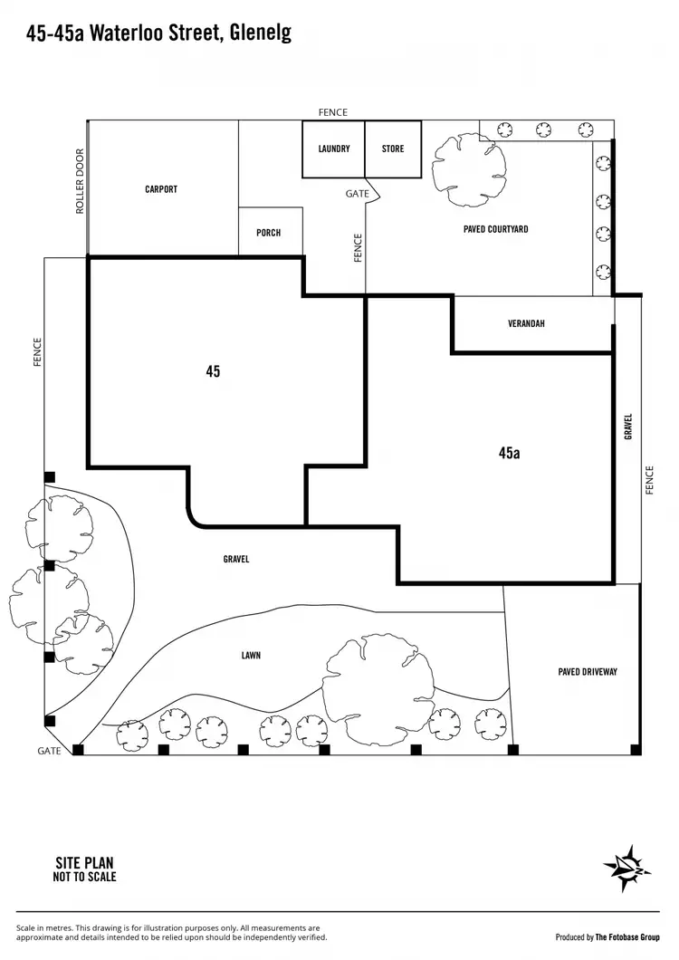 Floorplan of Homely house listing, 45 & 45a Waterloo Street, Glenelg SA 5045
