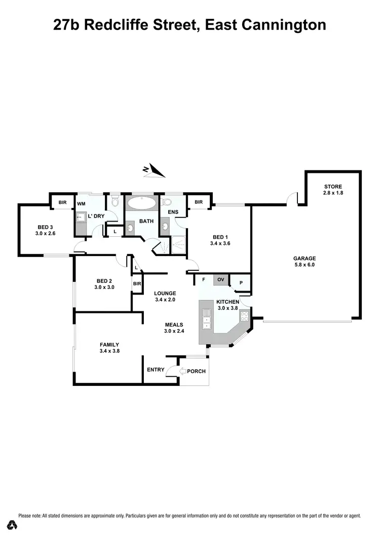 Floorplan of Homely house listing, 27b Redcliffe Street, East Cannington WA 6107