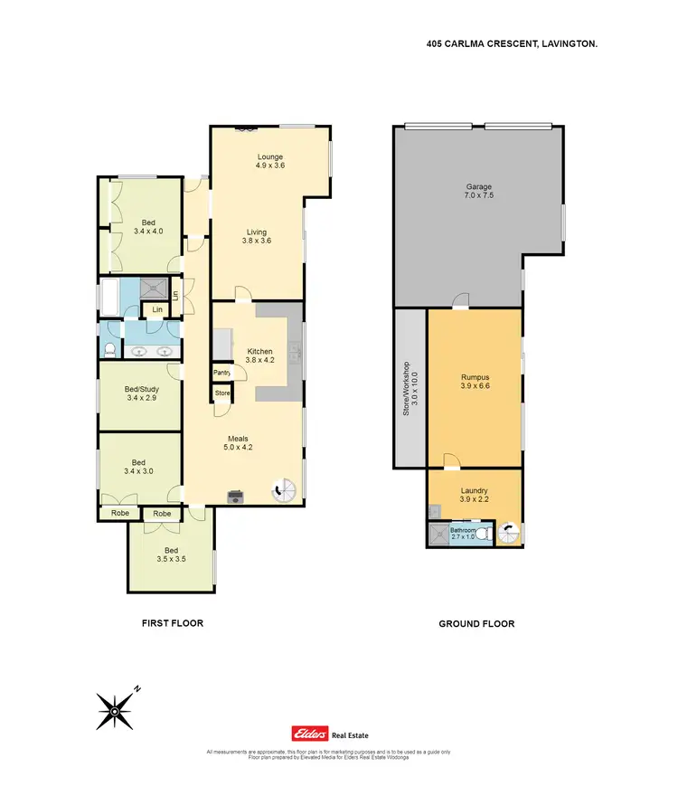 Floorplan of Homely house listing, 405 Carlma Crescent, Lavington NSW 2641
