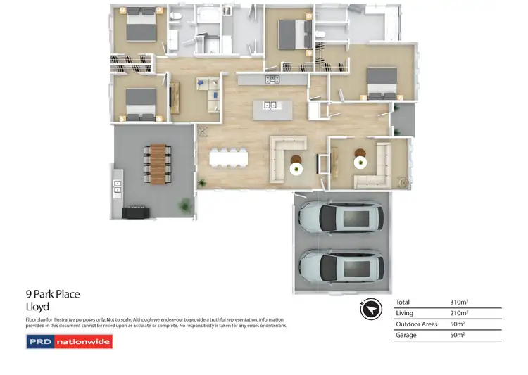 Floorplan of Homely house listing, 9 Park Place, Lloyd NSW 2650