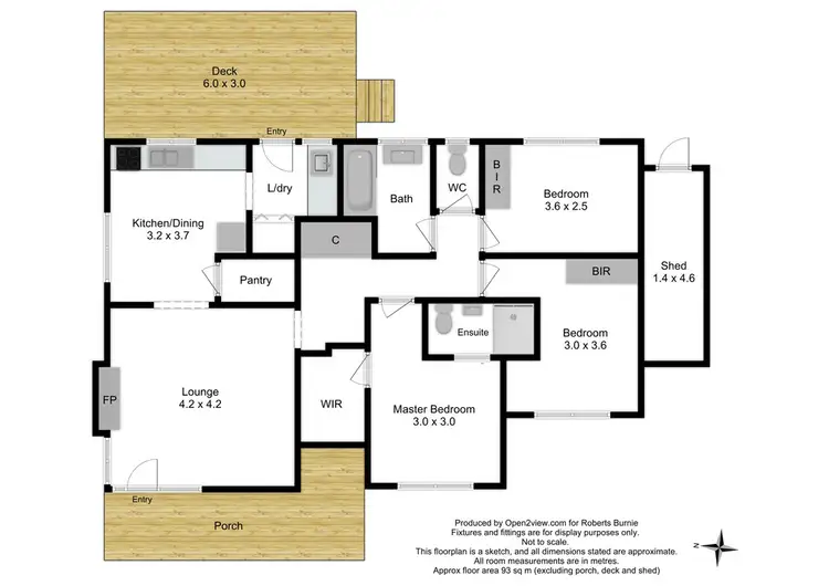 Floorplan of Homely house listing, 25 Turner Crescent, Shorewell Park TAS 7320