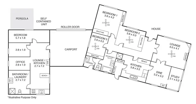 Floorplan of Homely house listing, 57 JENKINS TERRACE, Naracoorte SA 5271