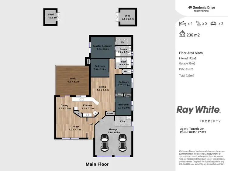 Floorplan of Homely house listing, 49 Gordonia Drive, Regents Park QLD 4118