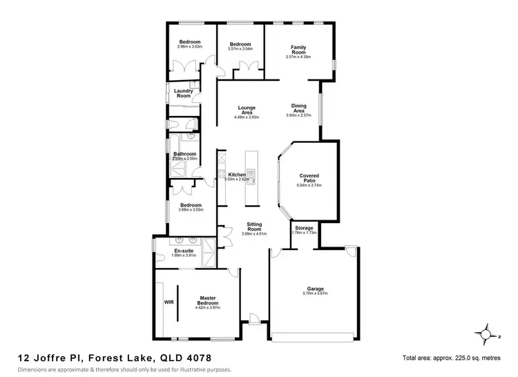 Floorplan of Homely house listing, 12 Joffre Place, Forest Lake QLD 4078