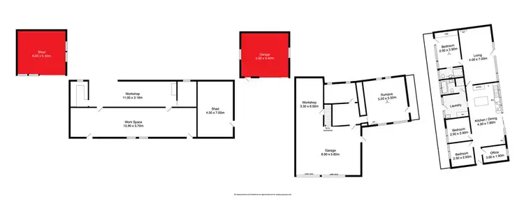 Floorplan of Homely house listing, 6 MEYER STREET, Victor Harbor SA 5211