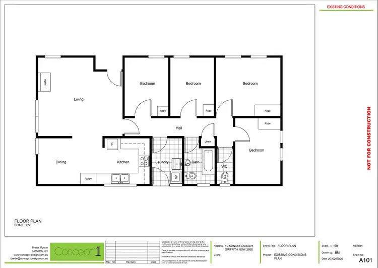 Floorplan of Homely house listing, 19 Mcnabb Crescent, Griffith NSW 2680