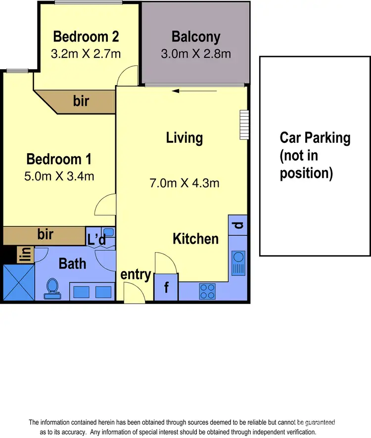 Floorplan of Homely apartment listing, 301/33-43 Plenty Road, Preston VIC 3072
