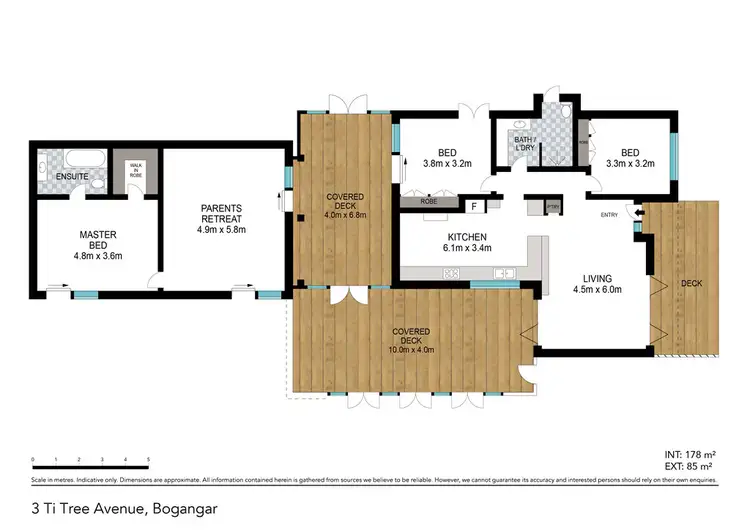 Floorplan of Homely house listing, 3 Ti Tree Avenue, Bogangar NSW 2488