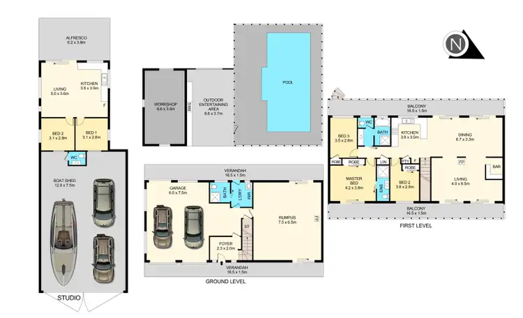 Floorplan of Homely rural property listing, 20 Manns Road, Wilberforce NSW 2756