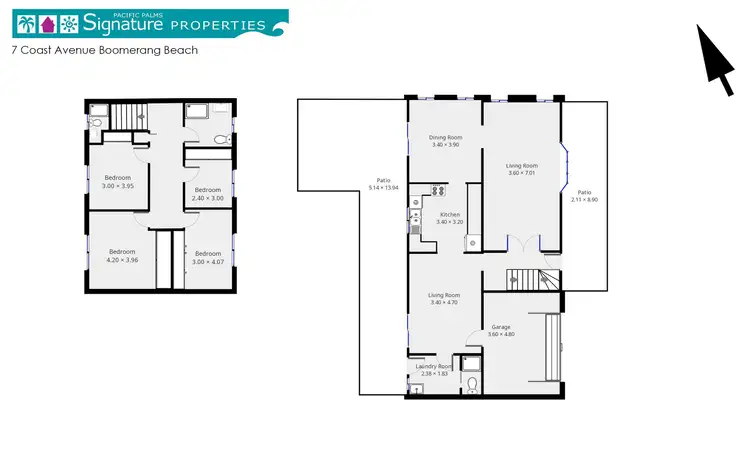 Floorplan of Homely house listing, 7 Coast Avenue, Boomerang Beach NSW 2428