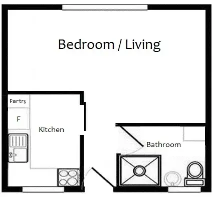 Floorplan of Homely unit listing, 15/2 Donald Road, Queanbeyan NSW 2620