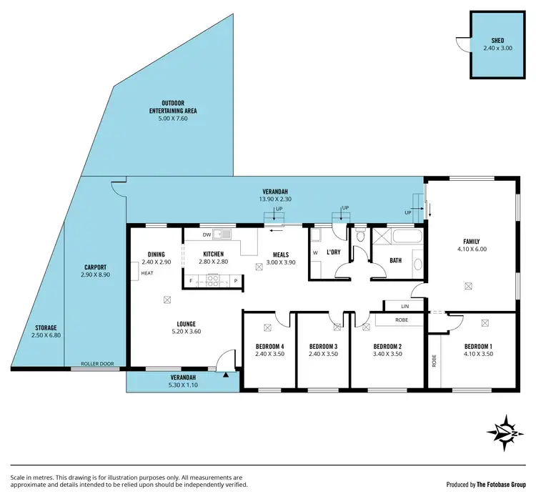 Floorplan of Homely house listing, 10 Mary Street, Happy Valley SA 5159