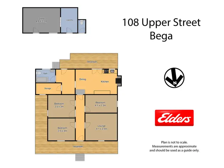 Floorplan of Homely house listing, 108 Upper St, Bega NSW 2550