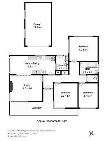 Floorplan of Homely house listing, 1 Anthony Place, Glenorchy TAS 7010