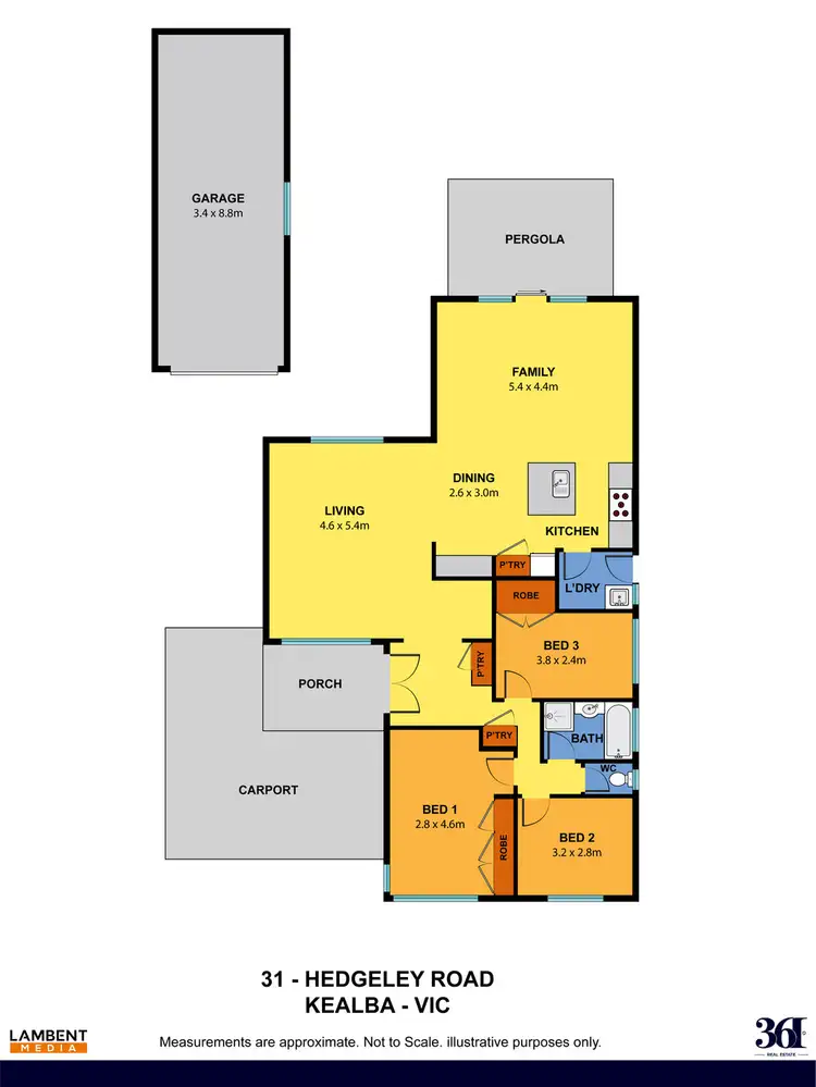 Floorplan of Homely house listing, 31 HEDGELEY ROAD, Kealba VIC 3021