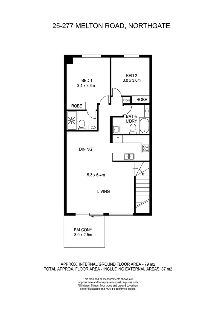 Floorplan of Homely unit listing, 25/277 Melton Road, Northgate QLD 4013